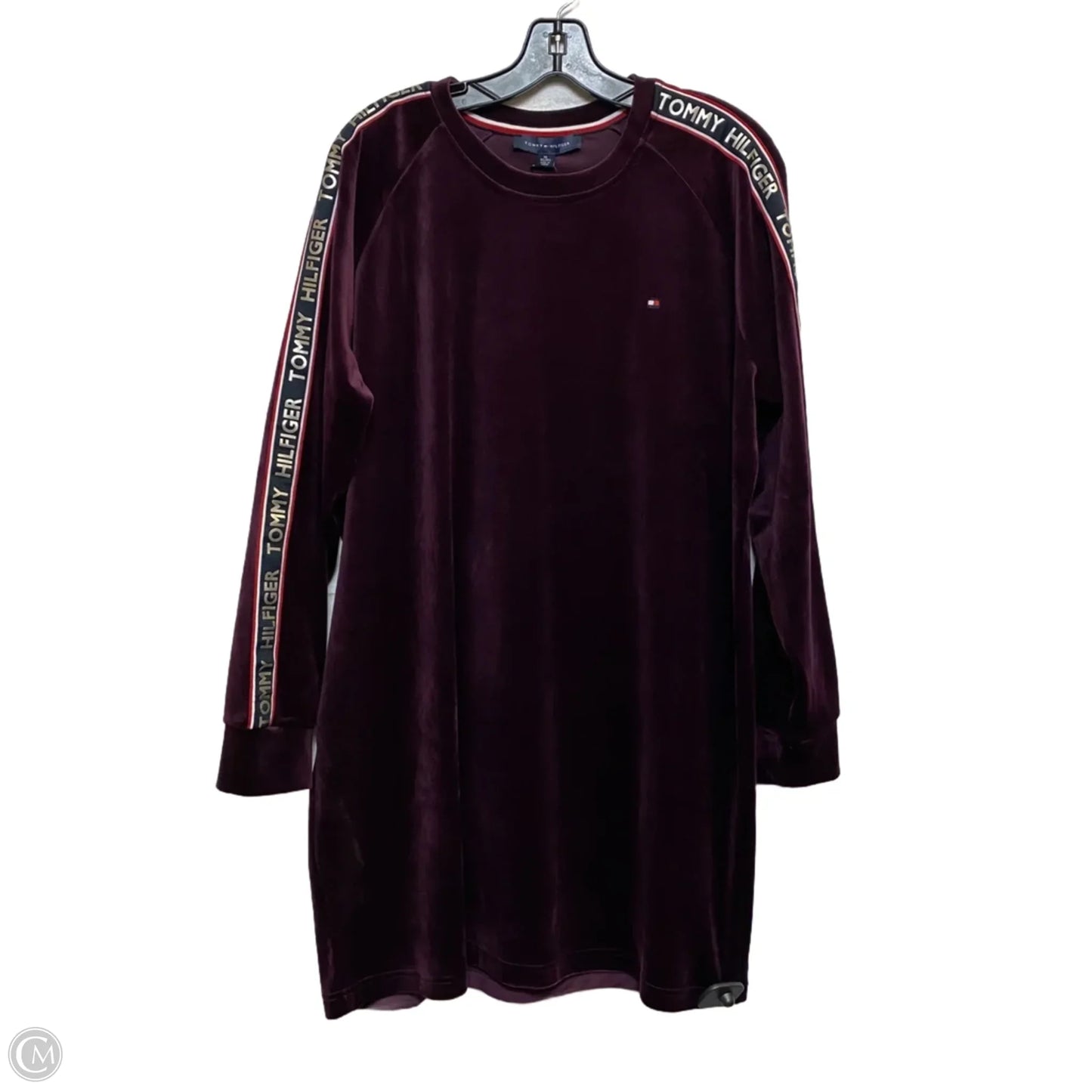 Dress Casual Short By Tommy Hilfiger In Purple, Size: Xl