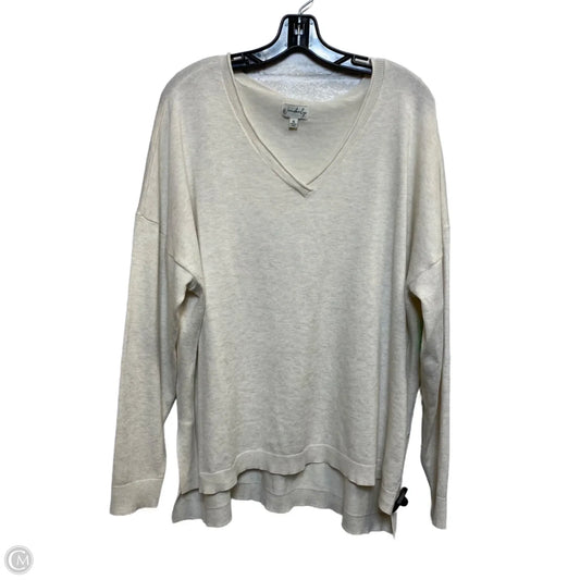 Sweater By Wonderly In Cream, Size: Xl