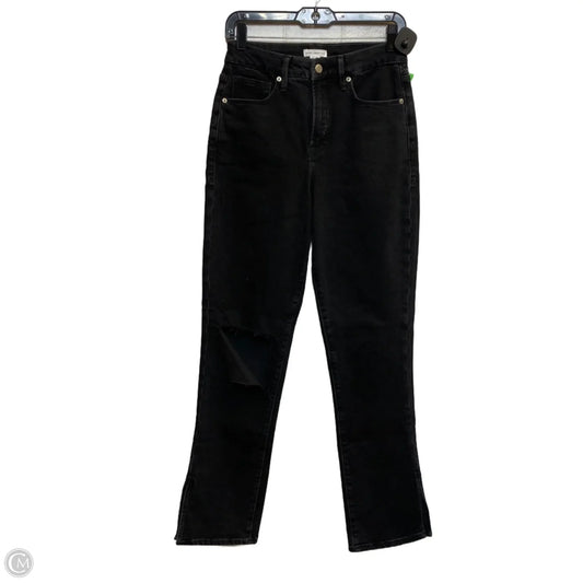 Jeans Designer By Good American In Black Denim, Size: 2