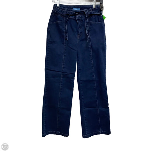 Jeans Wide Leg By Draper James In Blue Denim, Size: 6