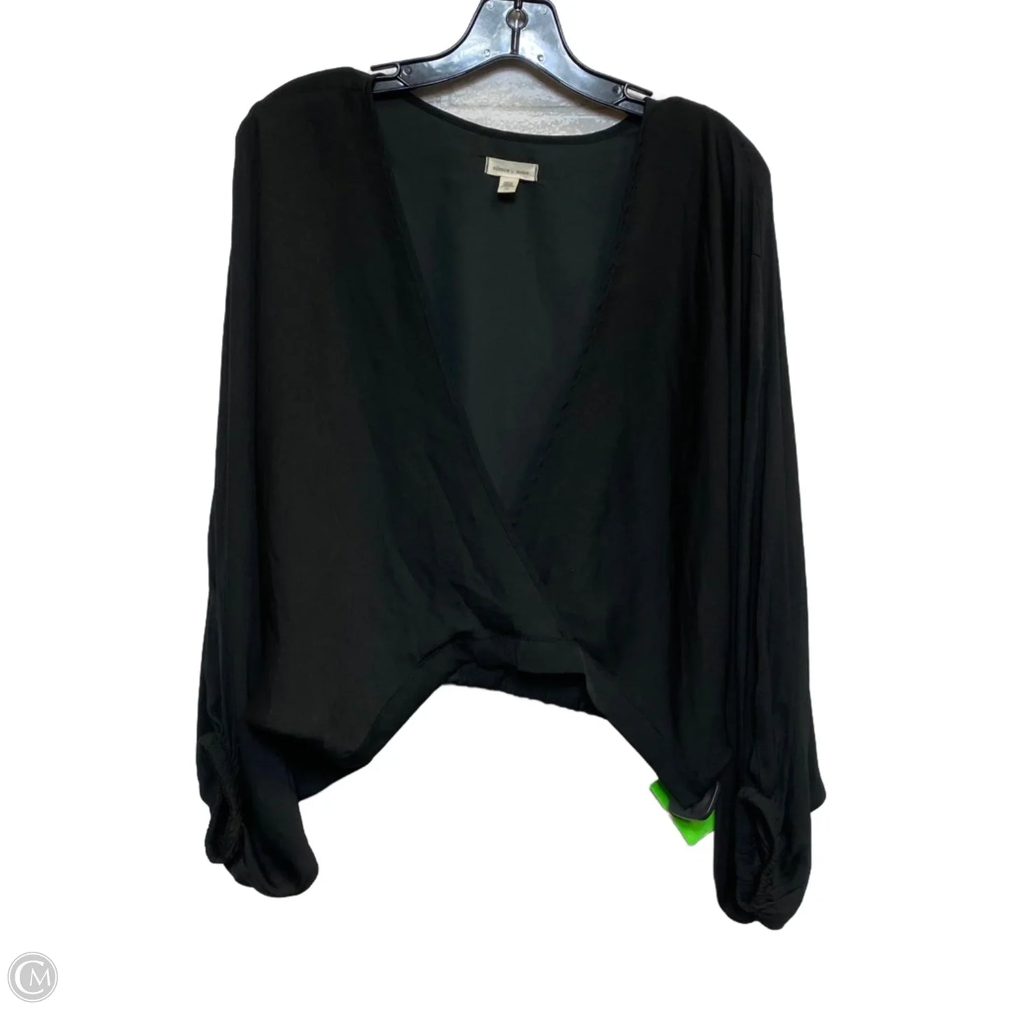 Top Long Sleeve By Silence And Noise In Black, Size: M