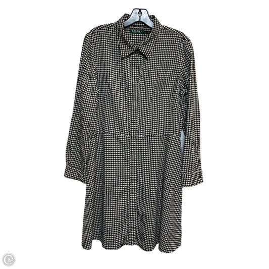 Dress Casual Short By Lauren By Ralph Lauren In Black & White, Size: Lp