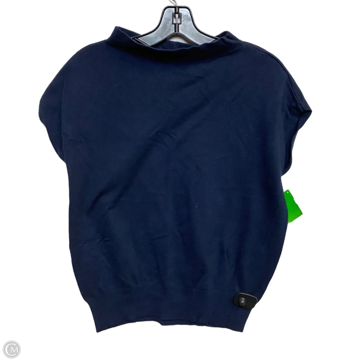 Sweater Short Sleeve By Ann Taylor In Navy, Size: M