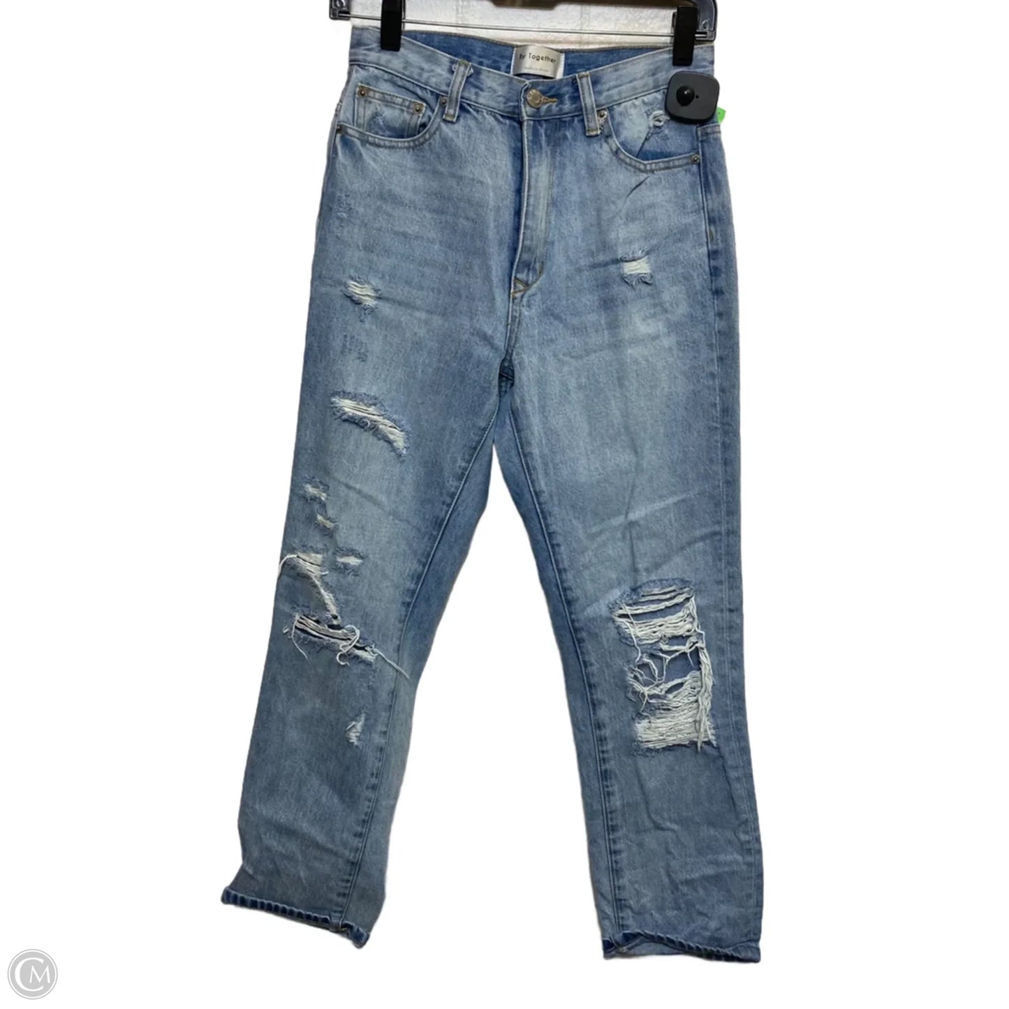 Jeans Straight By By Together In Blue Denim, Size: S