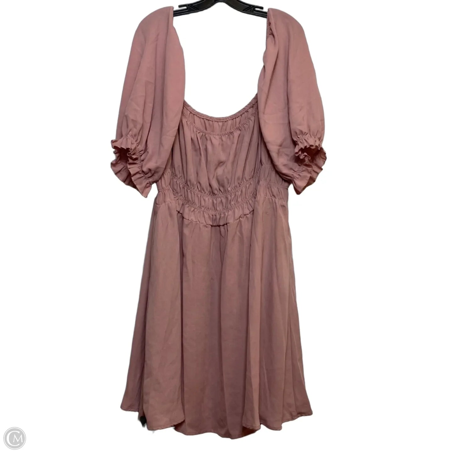 Dress Casual Short By Shein In Pink, Size: 3x