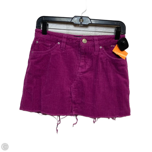 Skirt Mini & Short By Bdg In Purple, Size: Xs