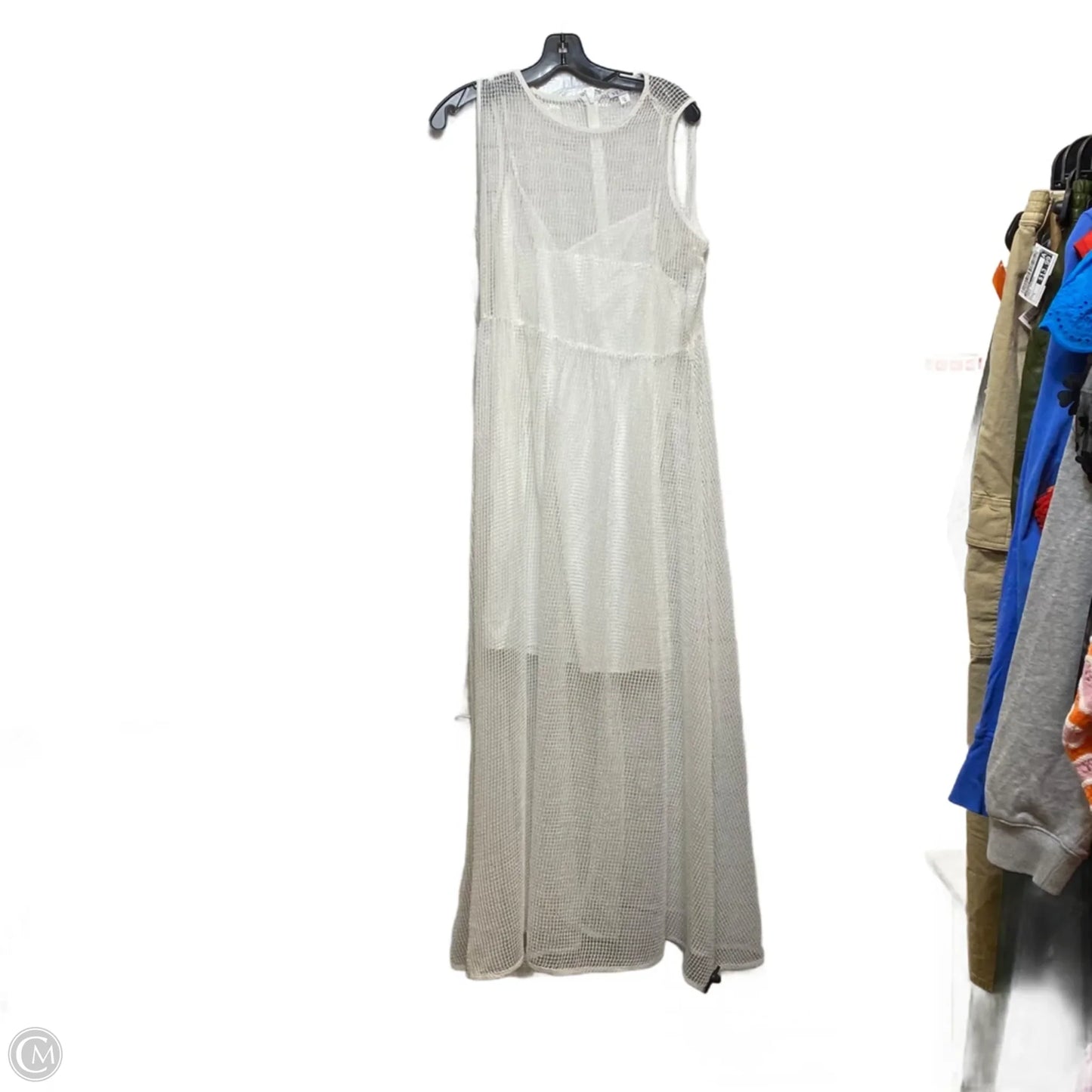 Dress Casual Maxi By Venus In White, Size: M