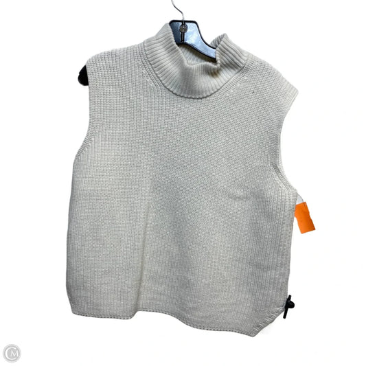 Vest Sweater By Abercrombie And Fitch In Cream, Size: M