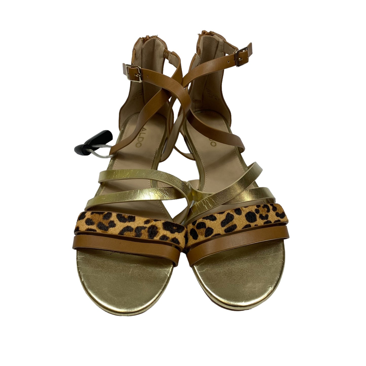 Animal Print Sandals Flats Aldo, Size 7.5