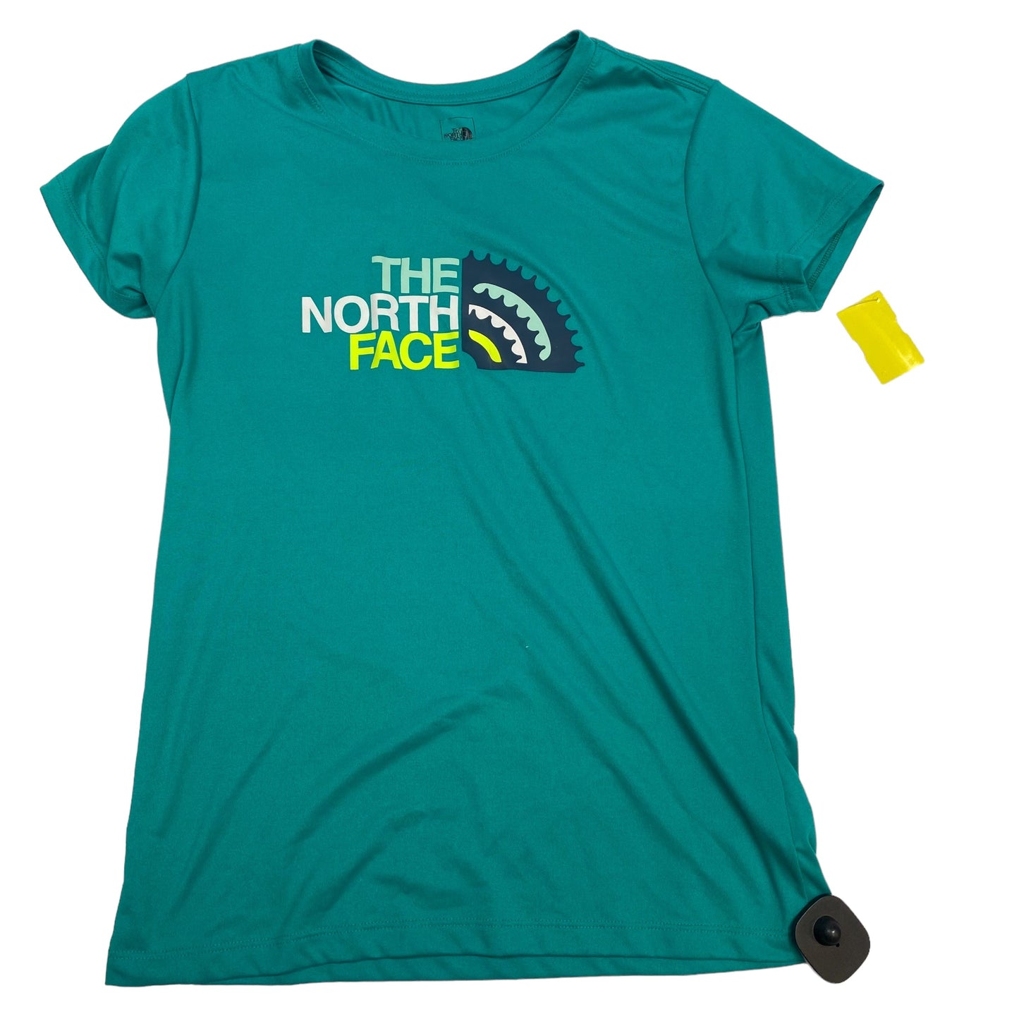 Green Athletic Top Short Sleeve The North Face, Size M