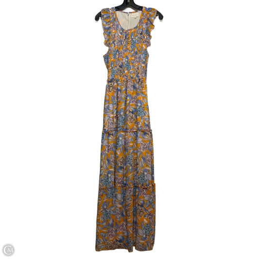 Dress Casual Maxi By Melloday In Blue & Orange, Size: Xl