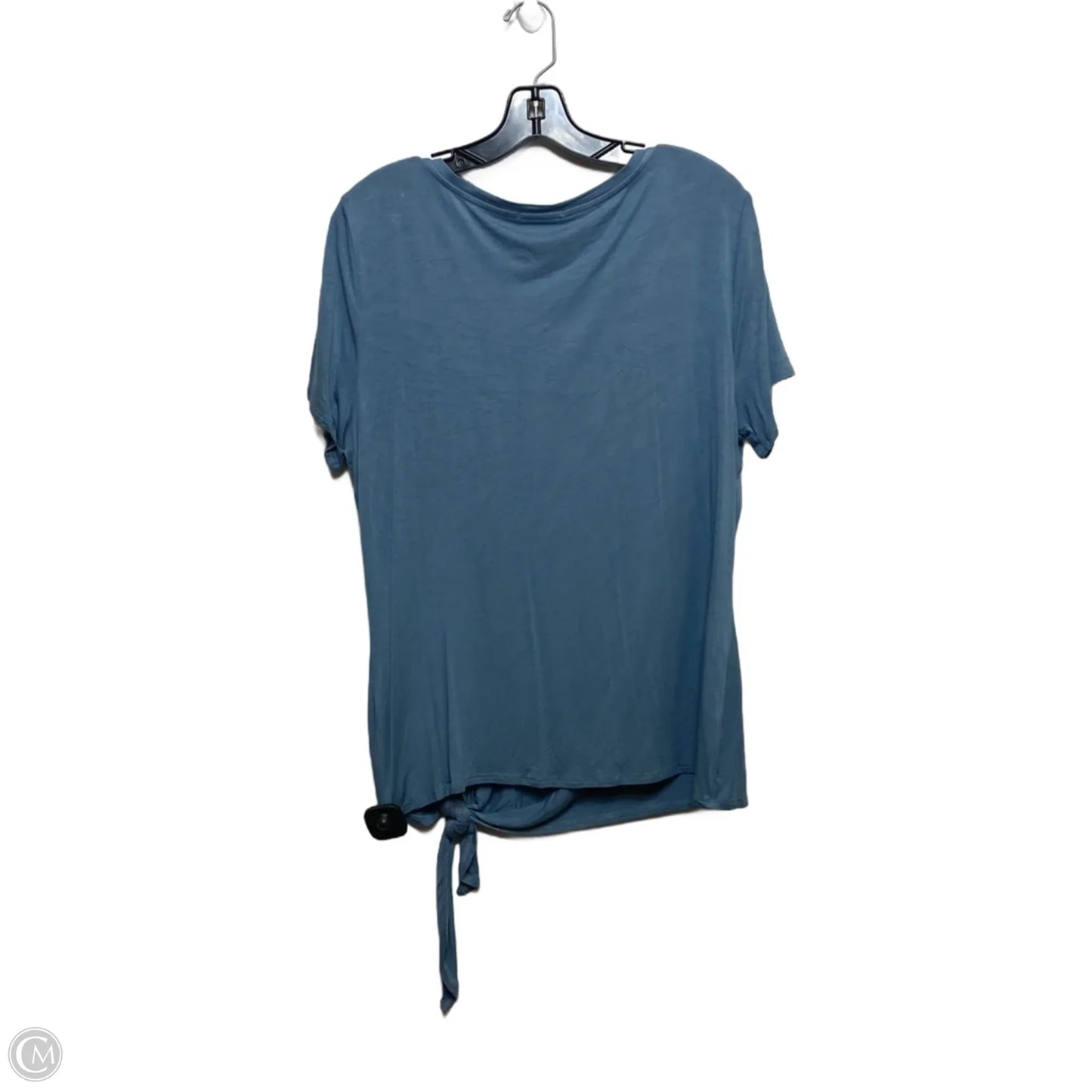 Top Short Sleeve By Matty M In Blue, Size: L
