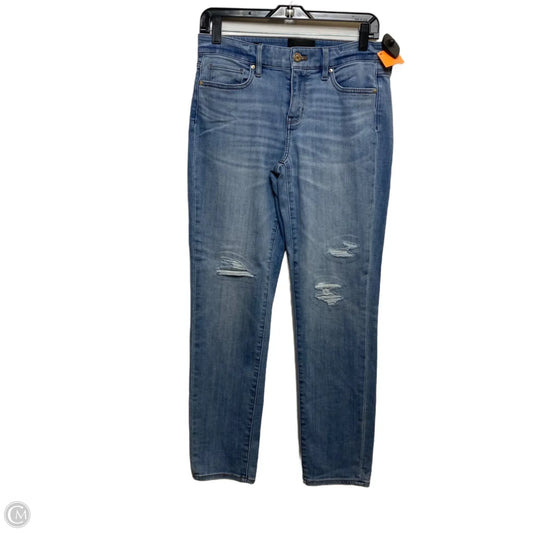 Jeans Straight By White House Black Market In Blue Denim, Size: 2