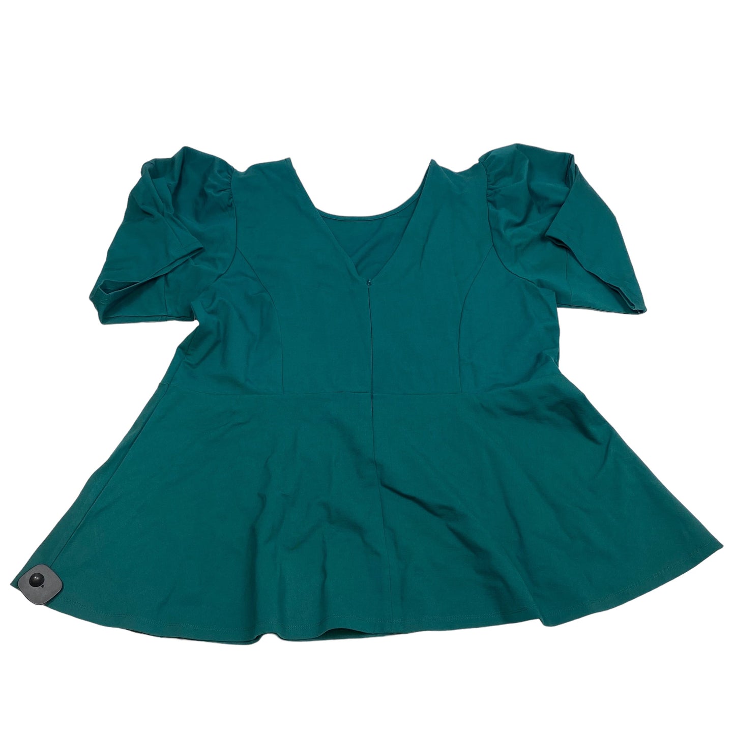 Green Top Short Sleeve Eloquii, Size 3x