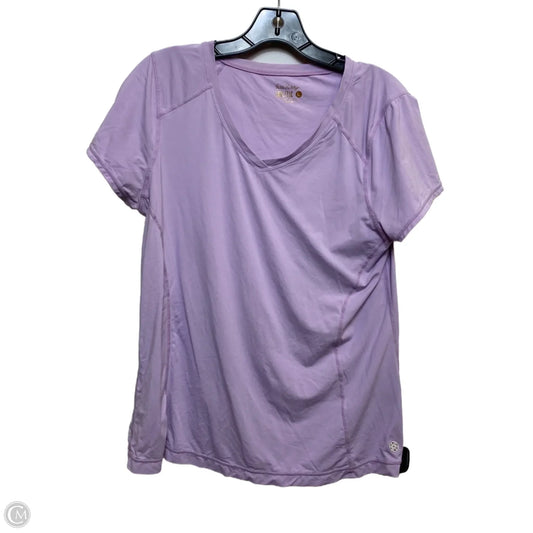 Top Short Sleeve Designer By Lilly Pulitzer In Purple, Size: L