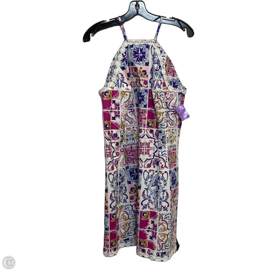 Dress Casual Short By Crown And Ivy In Blue & Pink, Size: M