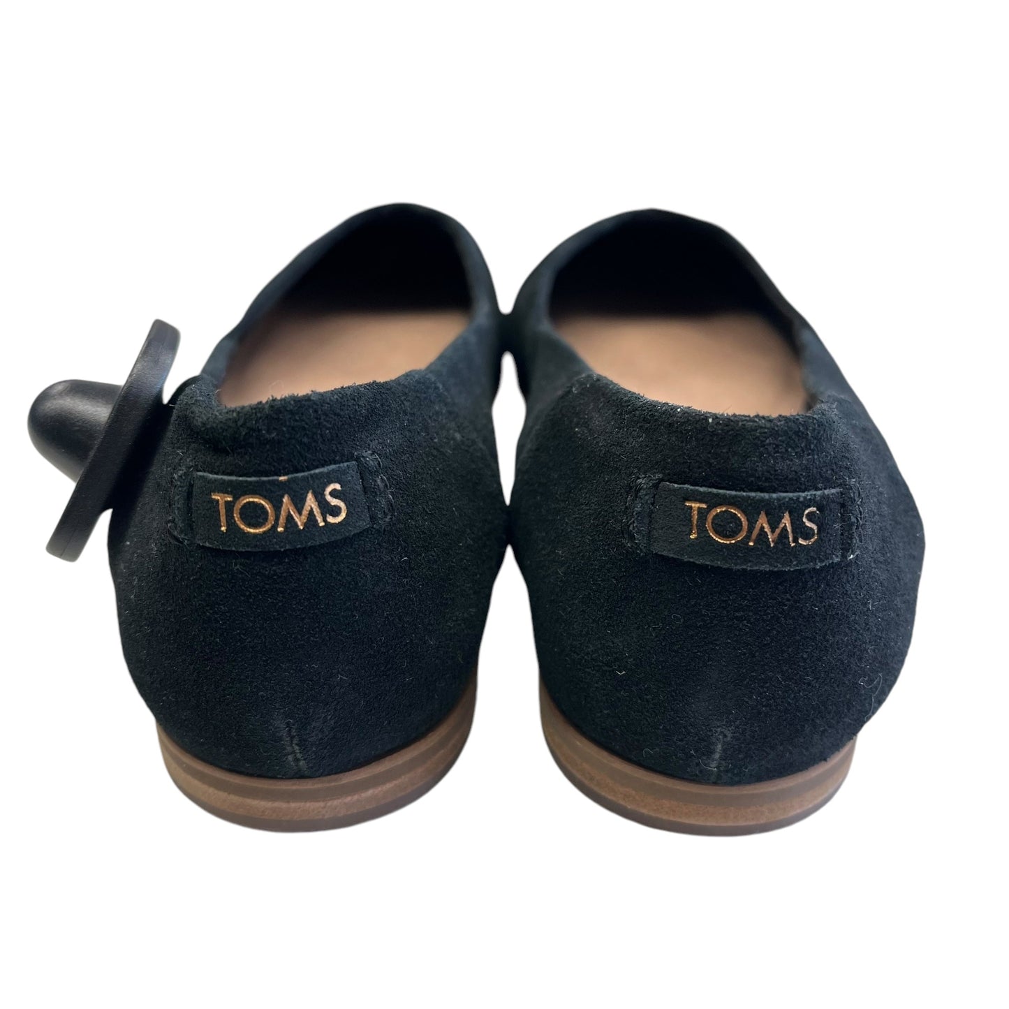 Shoes Flats By Toms In Black, Size: 8