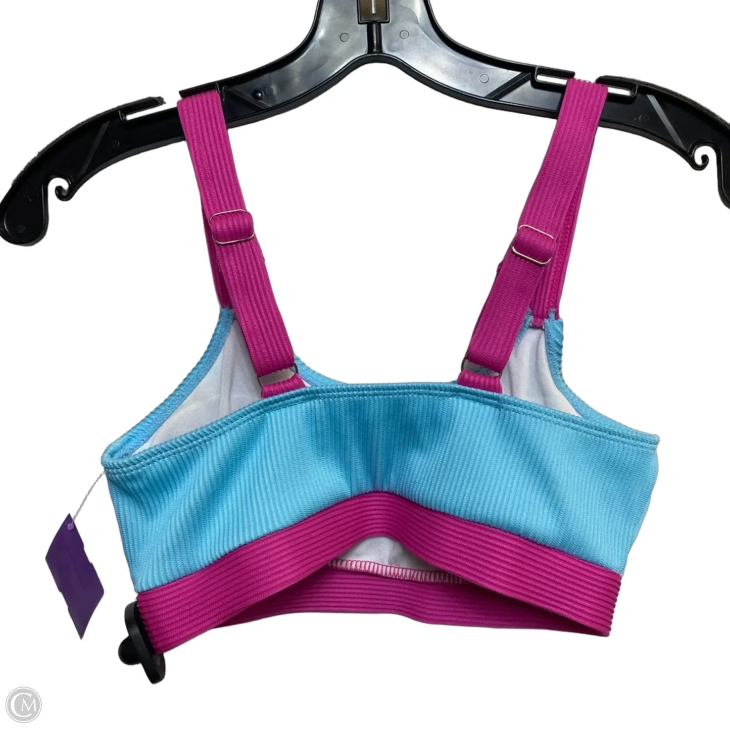 Swimsuit 2pc By Cmf In Blue & Pink, Size: S