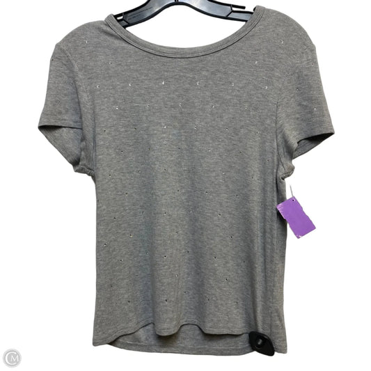 Top Short Sleeve By Joie In Grey, Size: M