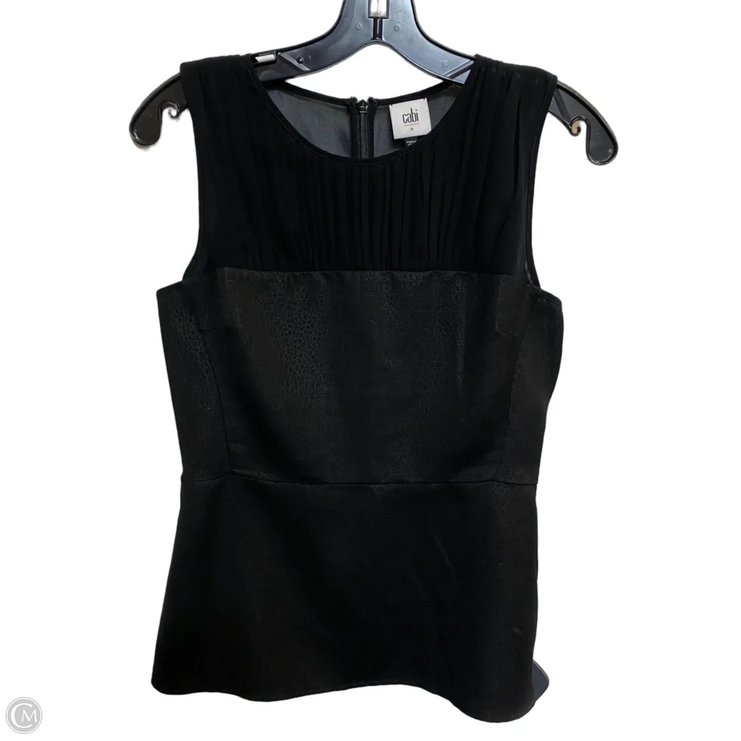 Top Sleeveless By Cabi In Black, Size: Xs