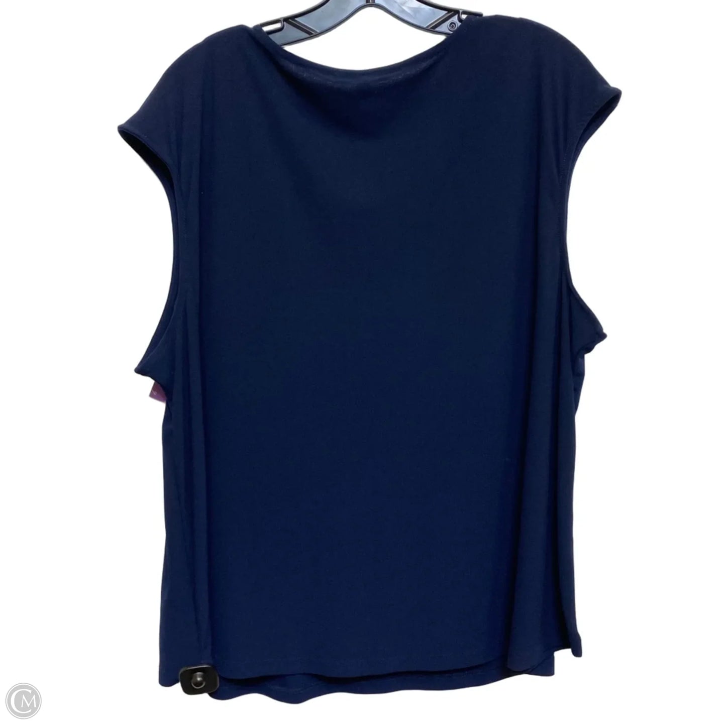 Top Sleeveless By 89th And Madison In Navy, Size: 3x