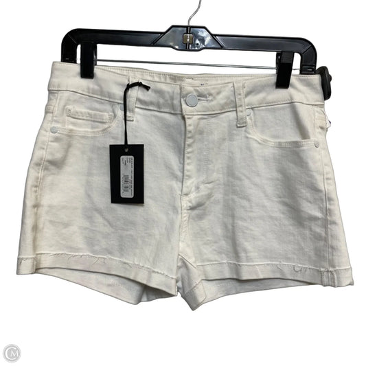 Shorts Designer By Paige In White Denim, Size: 4