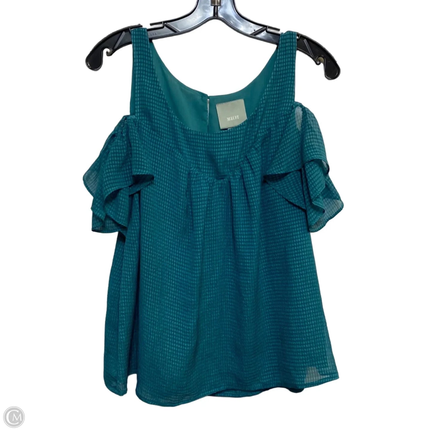 Top Short Sleeve By Maeve In Green, Size: M