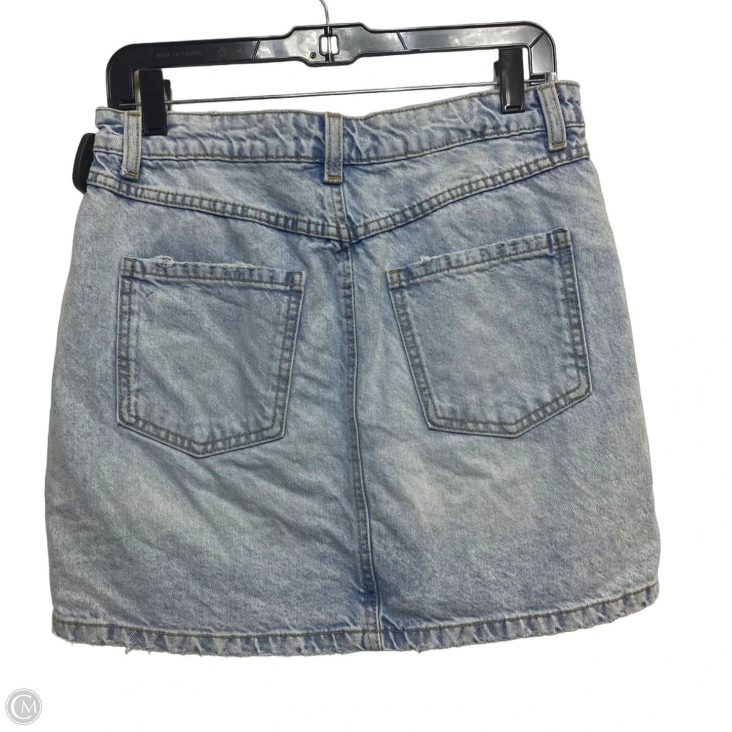 Skirt Mini & Short By Primark In Blue Denim, Size: S