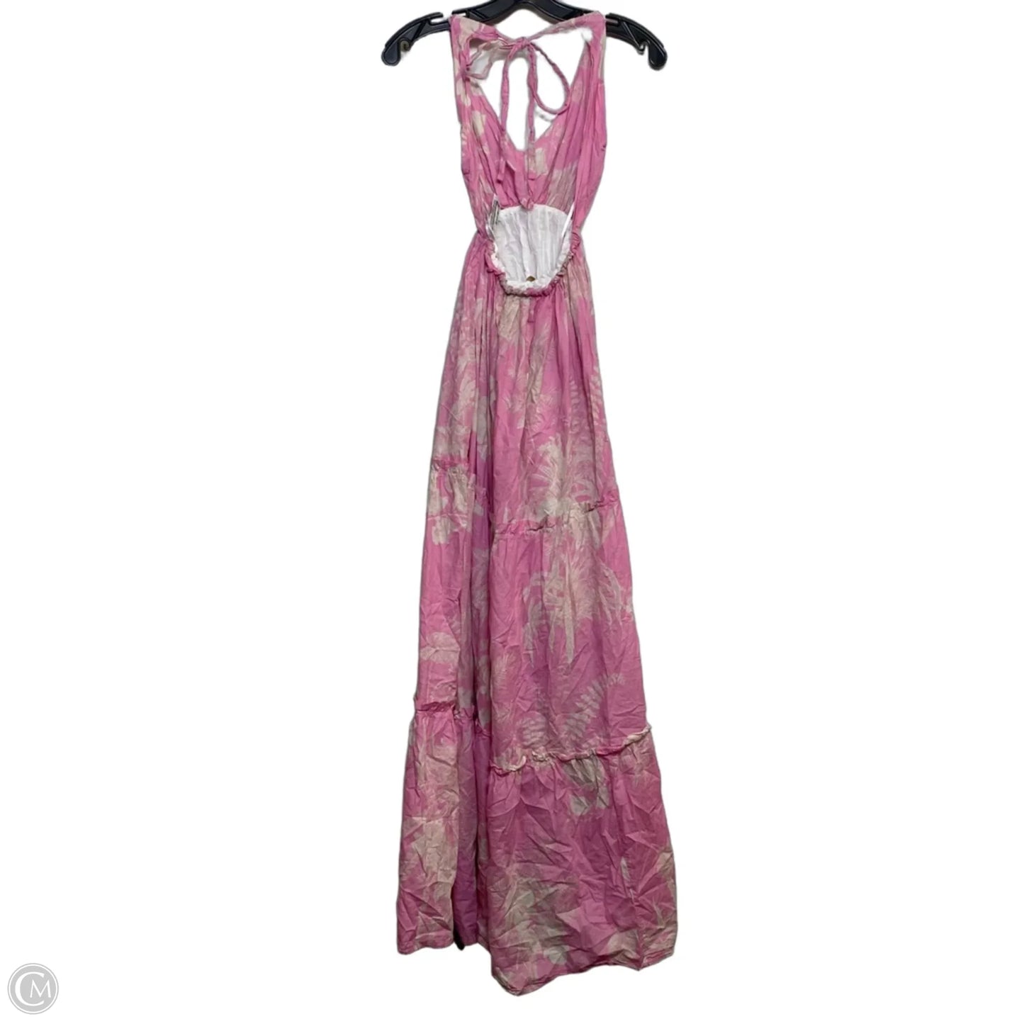 Dress Casual Maxi By Kaos In Cream & Pink, Size: S