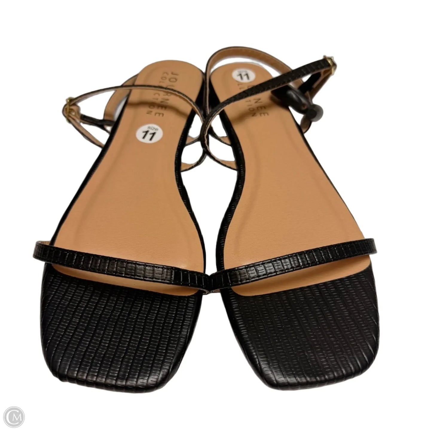 Shoes Flats By Journee In Black, Size: 11