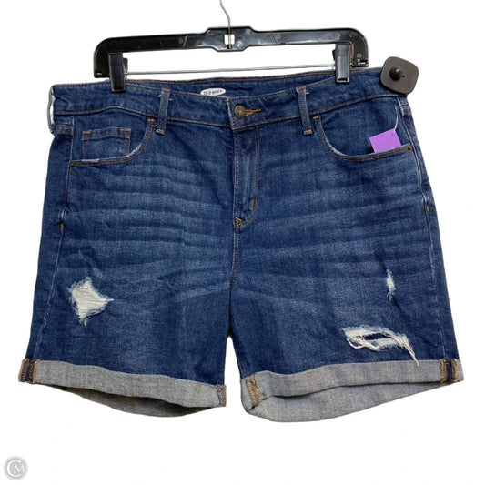 Shorts By Old Navy In Blue Denim, Size: 12