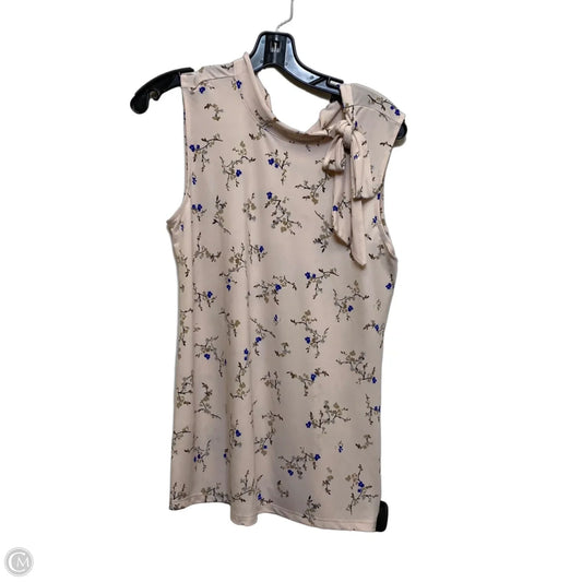 Top Sleeveless By Ann Taylor In Pink, Size: S