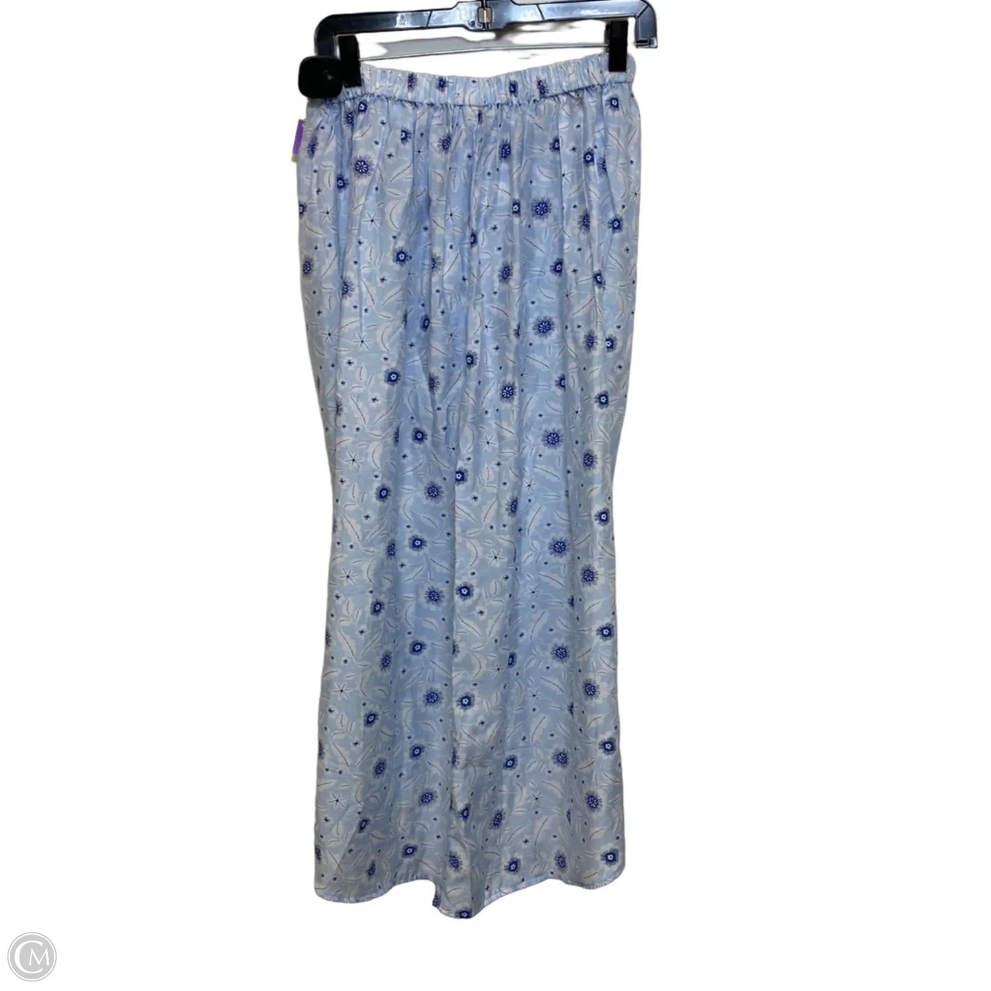 Swimwear Cover-up By Loft In Blue & White, Size: Xs