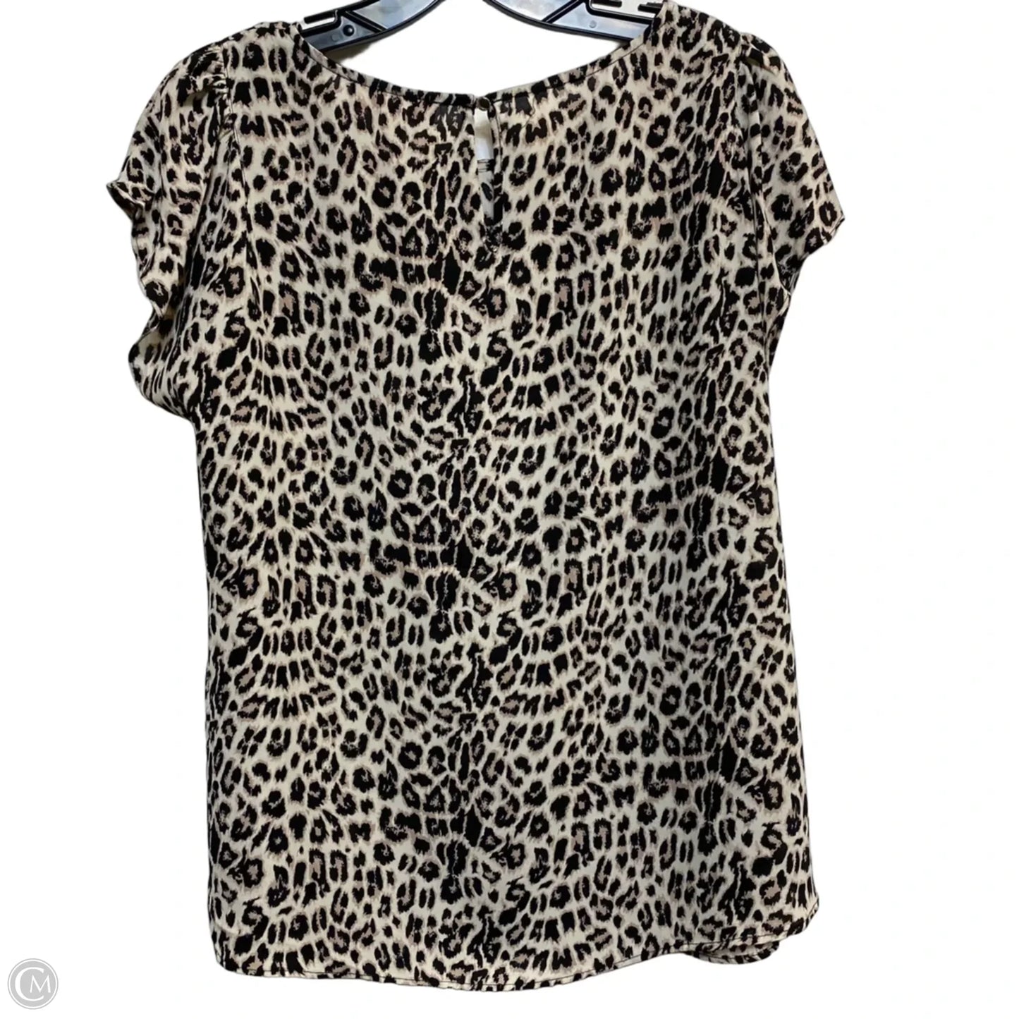 Top Sleeveless By Philosophy In Animal Print, Size: Xl