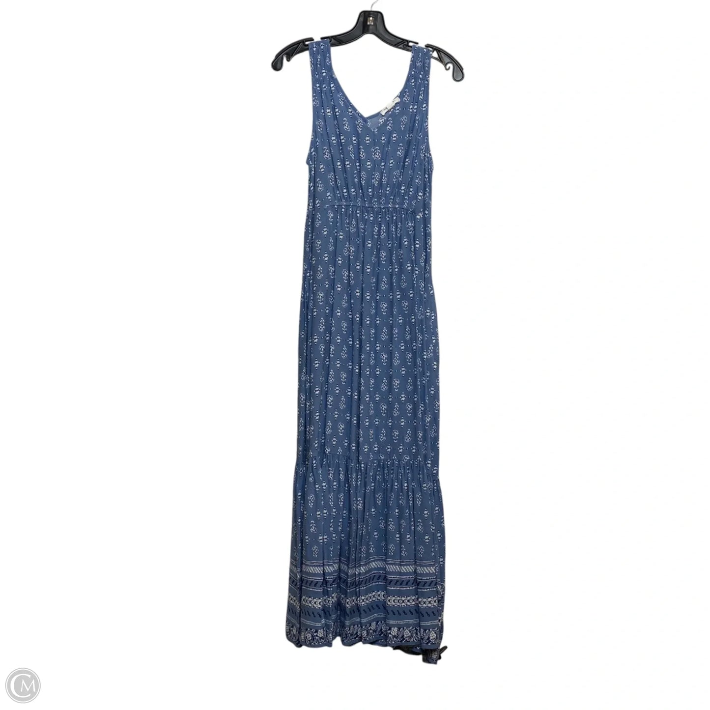 Dress Casual Maxi By Beachlunchlounge In Blue & White, Size: Xs