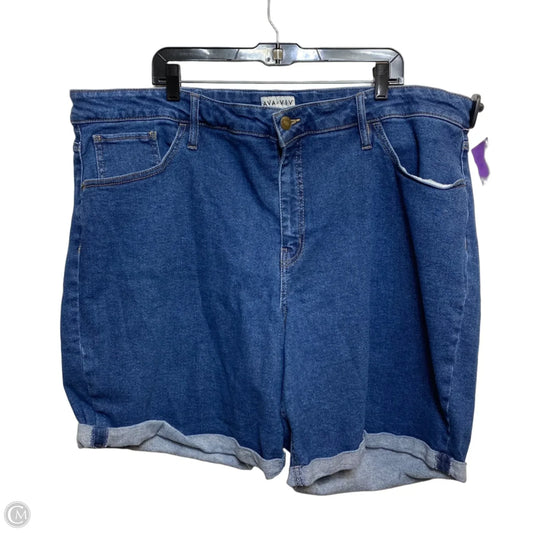 Shorts By Ava & Viv In Blue Denim, Size: 26