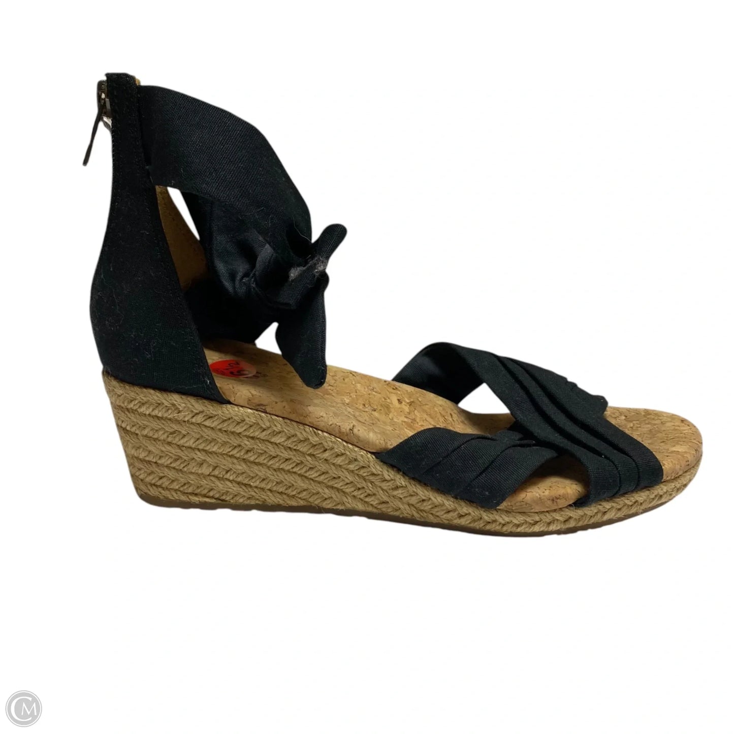 Sandals Designer By Ugg In Black, Size: 6.5