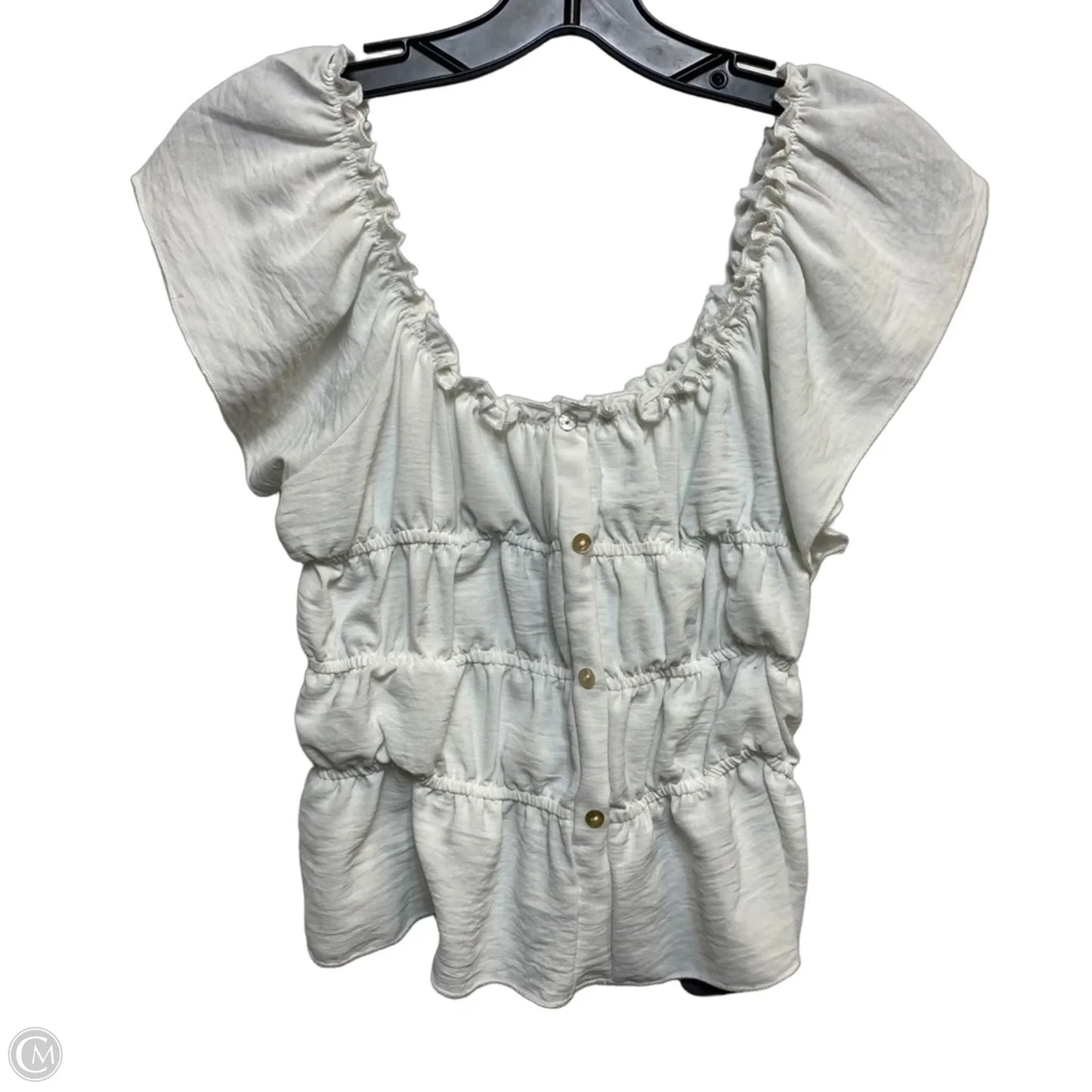 Top Sleeveless By Lunachix In White, Size: M