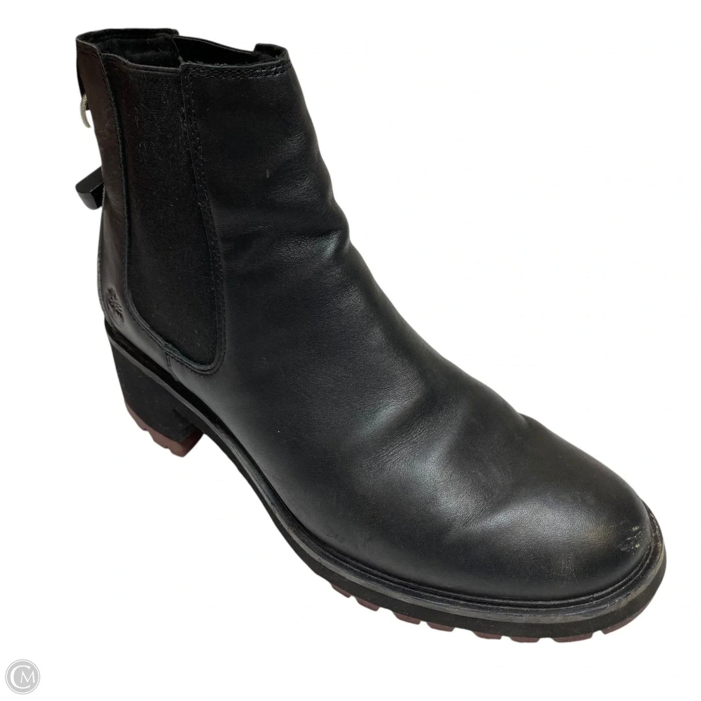 Boots Ankle Heels By Timberland In Black, Size: 11