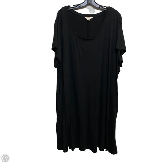 Dress Casual Short By Terra & Sky In Black, Size: 3x