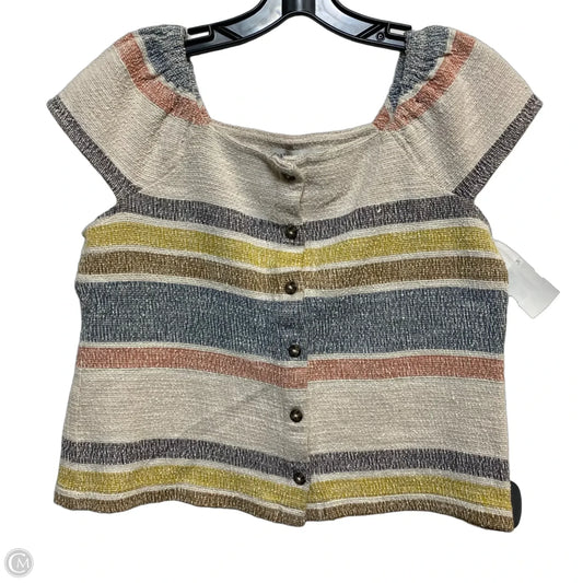 Top Sleeveless By Madewell In Tan, Size: S
