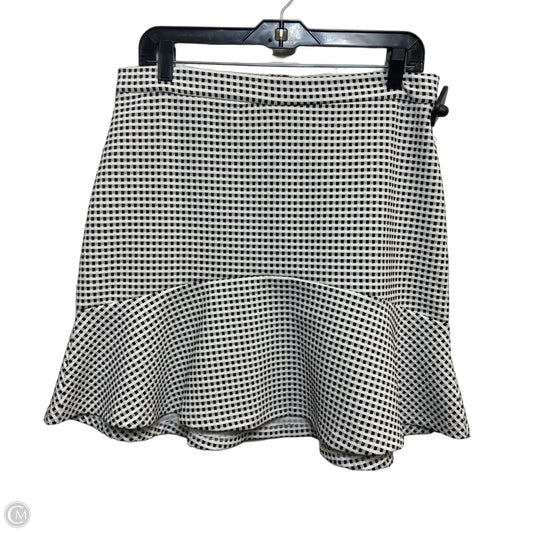 Skirt Mini & Short By Banana Republic In Black & White, Size: M