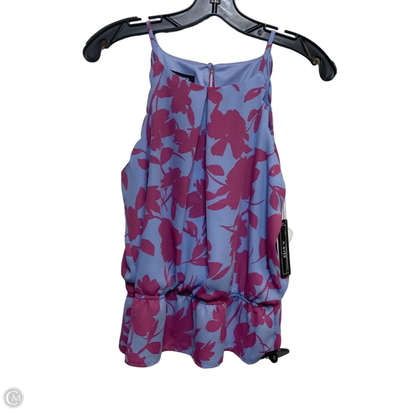Top Sleeveless By A Byer In Blue & Pink, Size: S