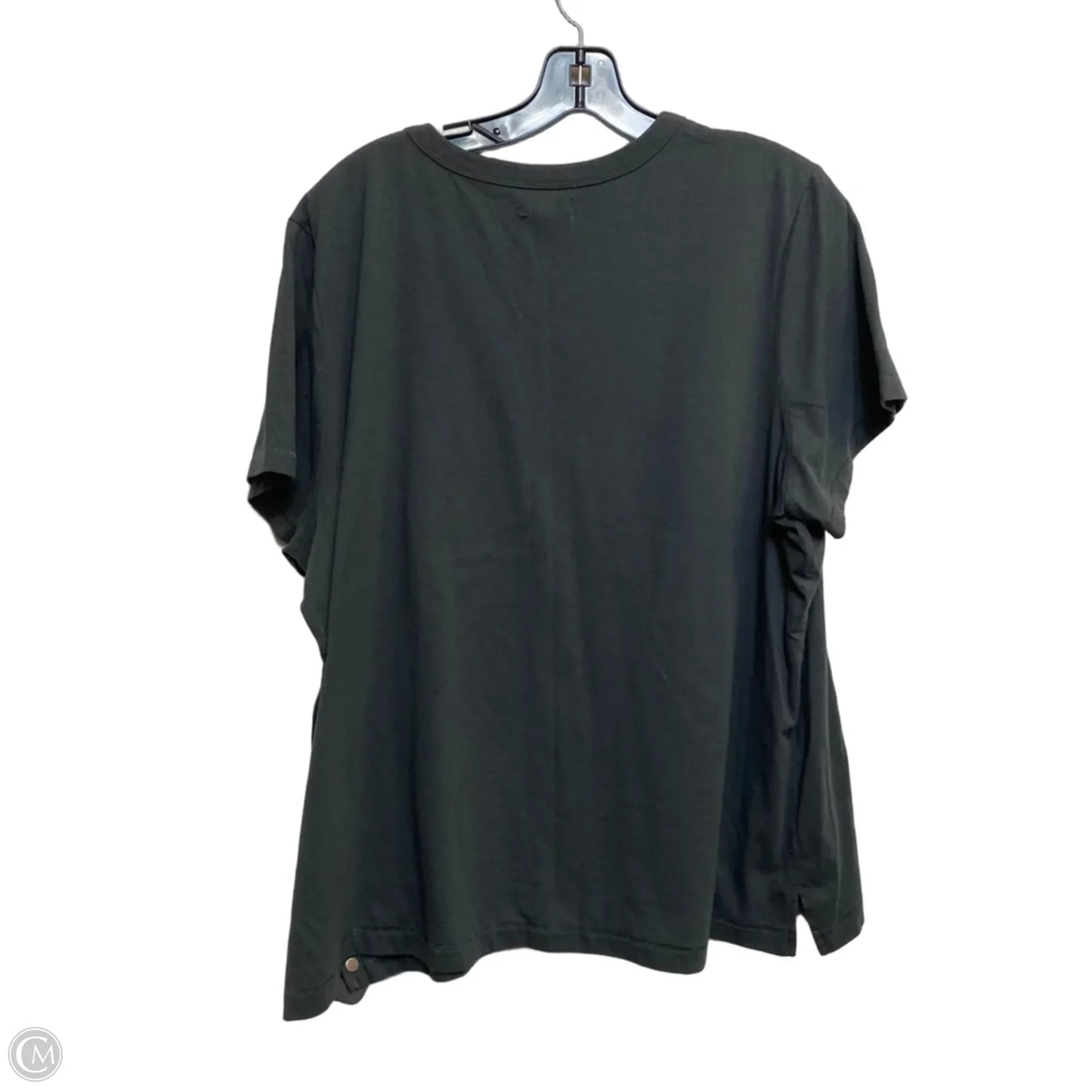 Top Short Sleeve By Maurices In Grey, Size: 2x