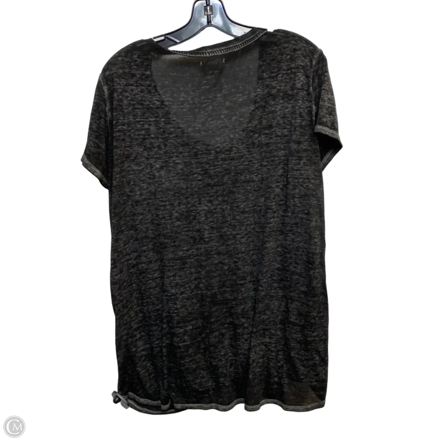 Top Short Sleeve By Maurices In Grey, Size: Xxl