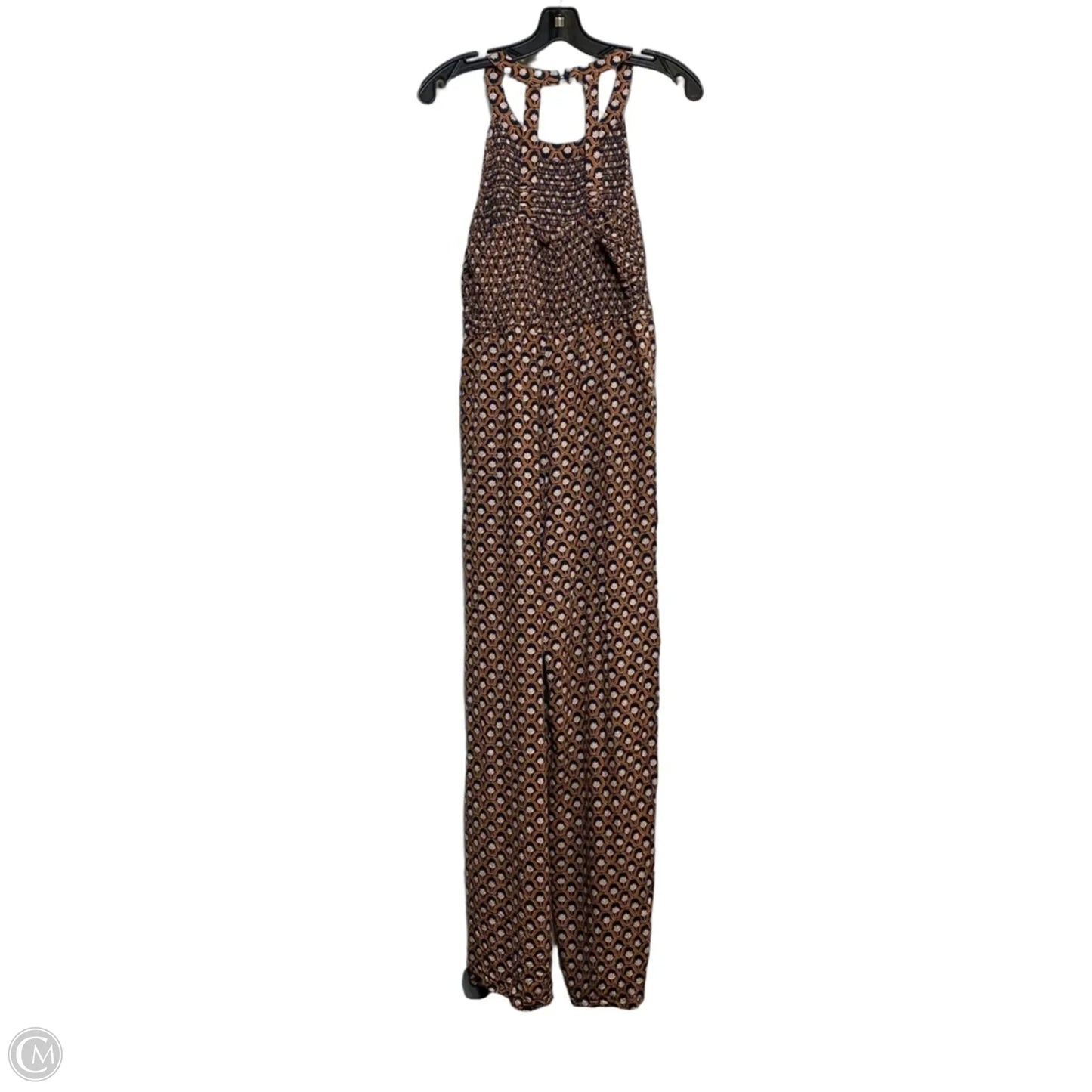 Jumpsuit By Jessica Simpson In Brown & Grey, Size: L
