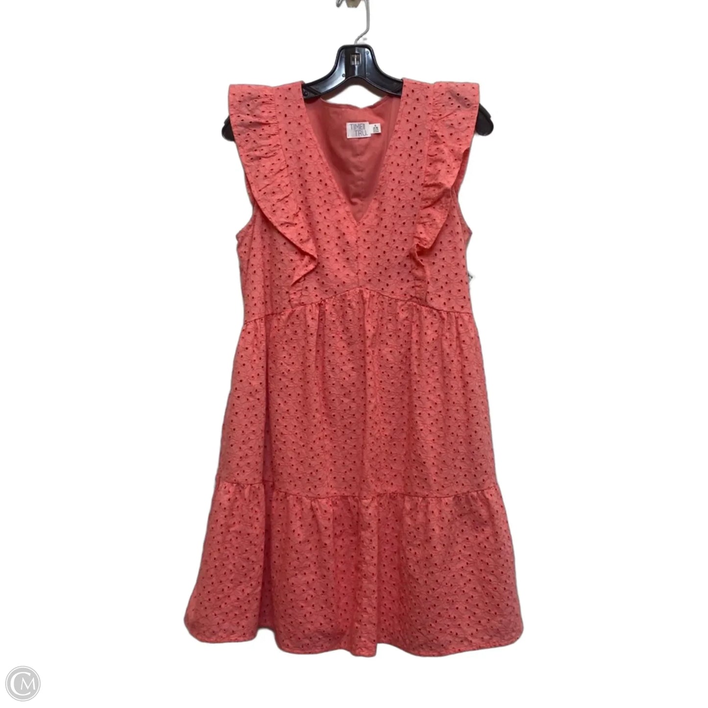 Dress Casual Short By Time And Tru In Pink, Size: S