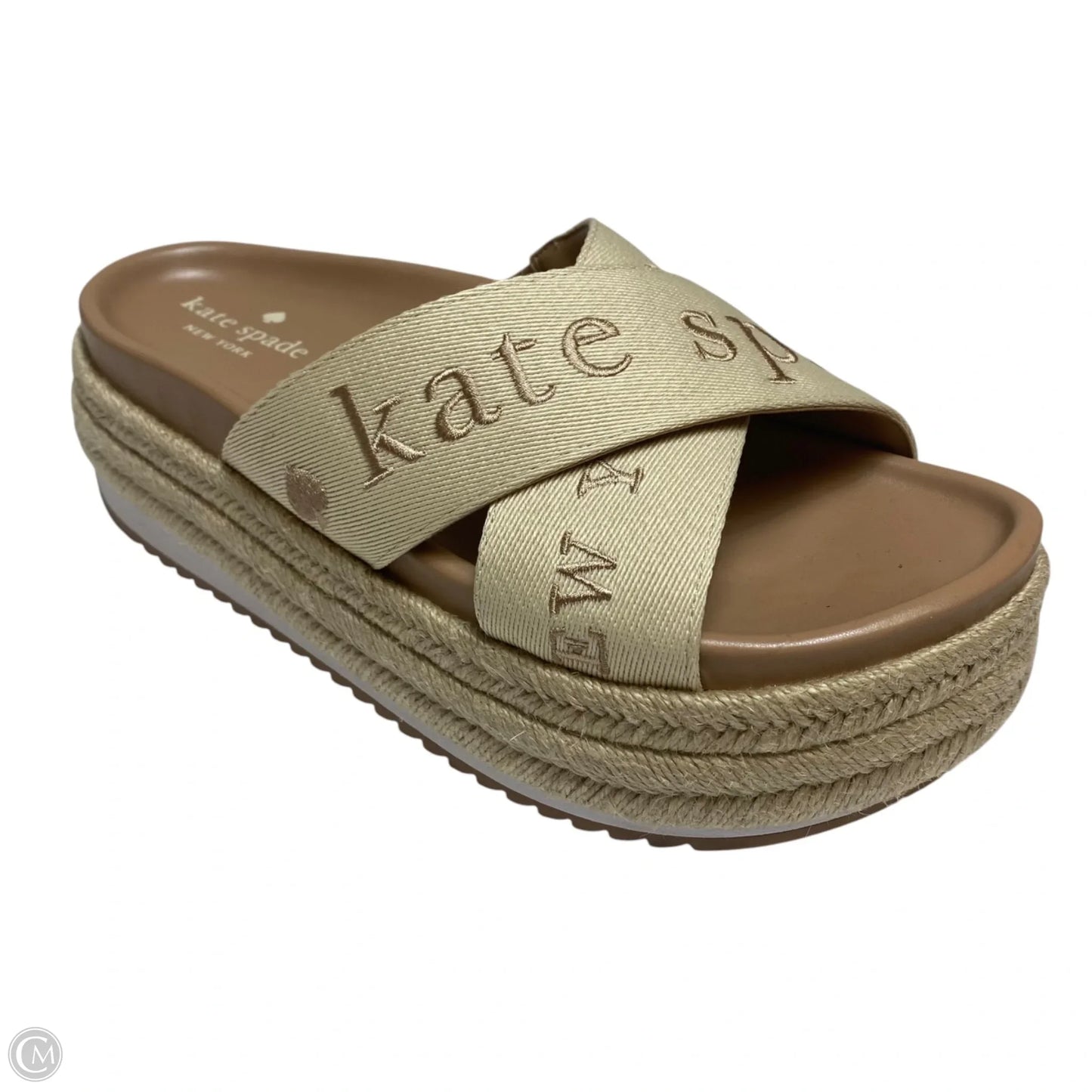 Sandals Designer By Kate Spade In Cream, Size: 7