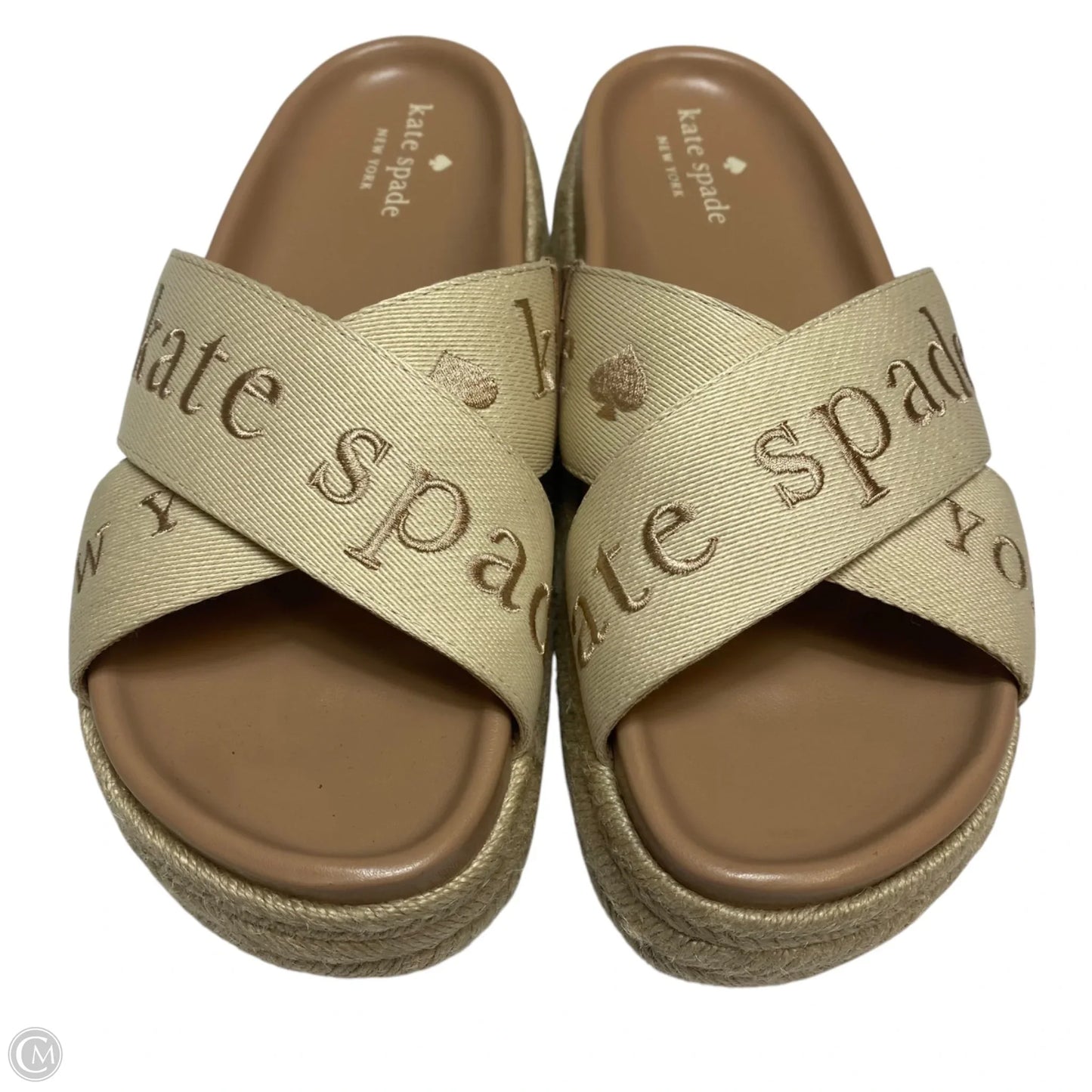 Sandals Designer By Kate Spade In Cream, Size: 7
