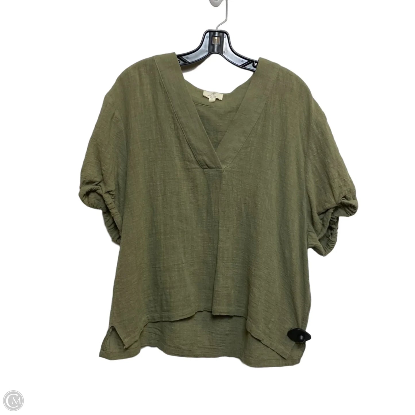 Top Short Sleeve By P Cill In Green, Size: M